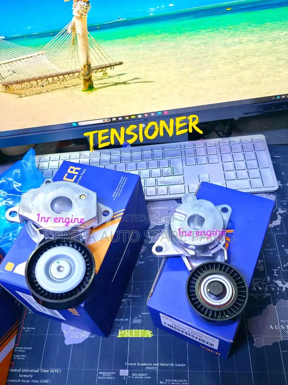 Tensioner 1nr and 1nz Probox Belta Vitz