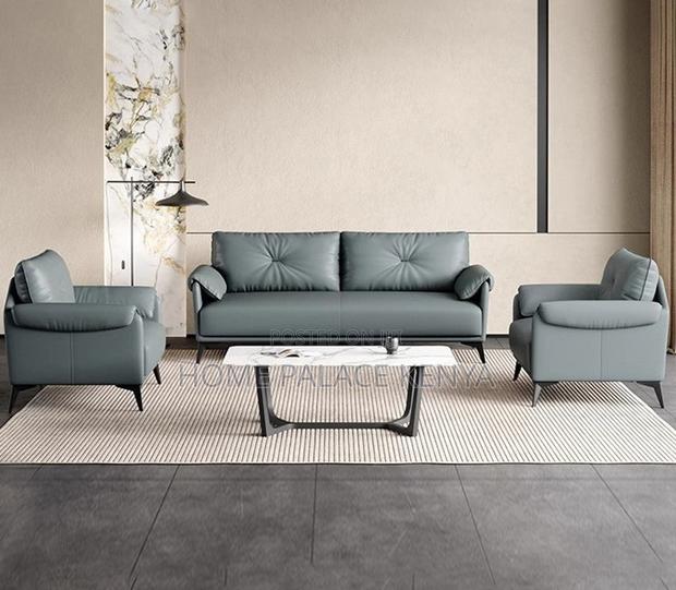 Leather Sofa: 5 Seater Living Room Sofa