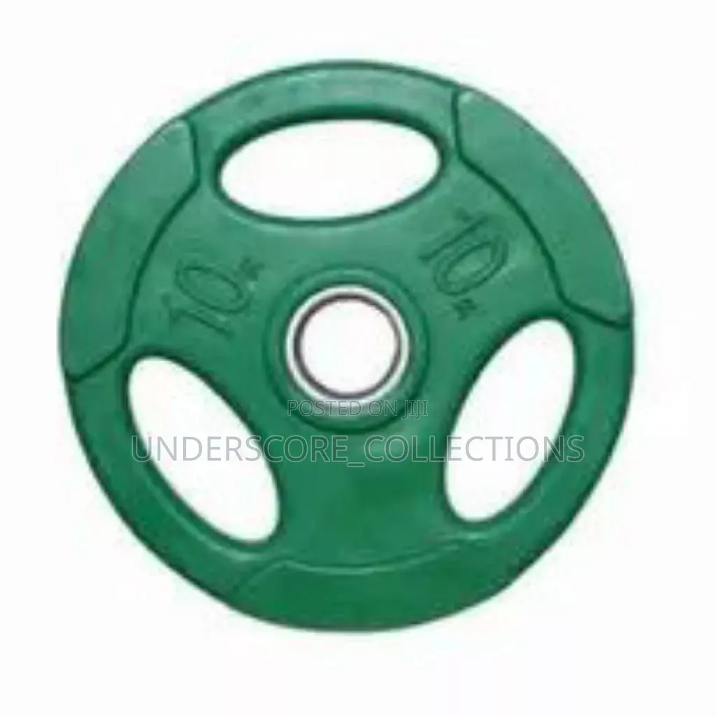 10kg Rubber Coated Weight Plates