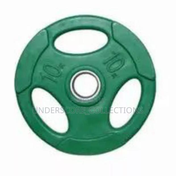 10kg Rubber Coated Weight Plates