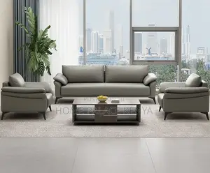 Leather Sofa: 5 Seater Living Room Sofa