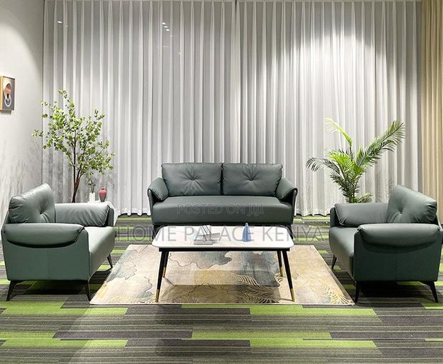 Leather Sofa: 5 Seater Living Room Sofa - thumbnail 7