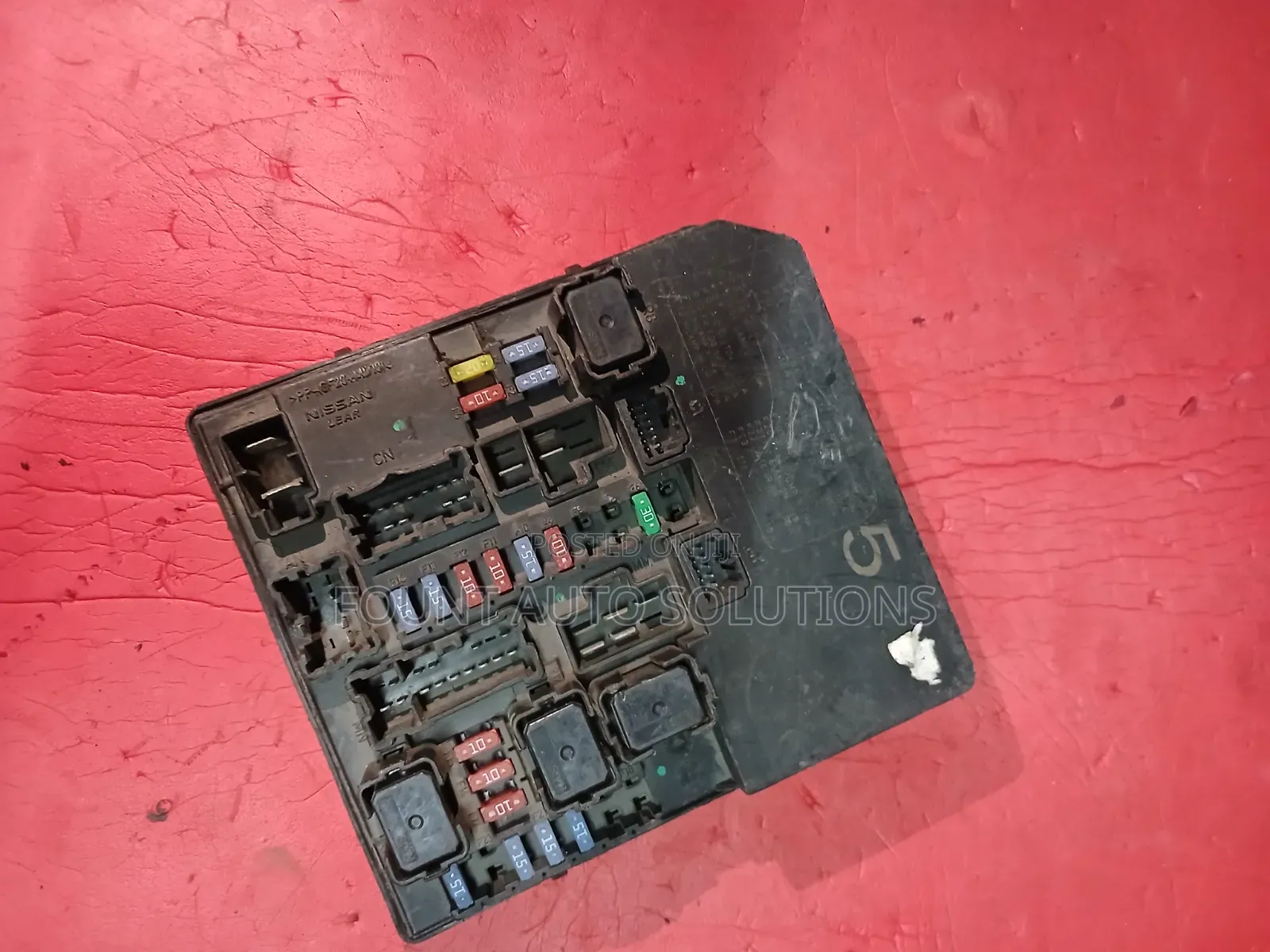 Fuse Box Nissan Serena 2011
