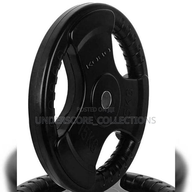 15kg Rubber Coated Weight Plates