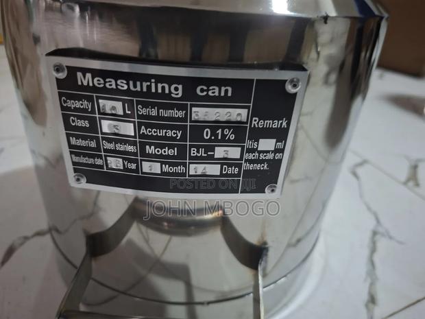 Stainless Steel Measuring Can / Calbrated Can . - thumbnail 2