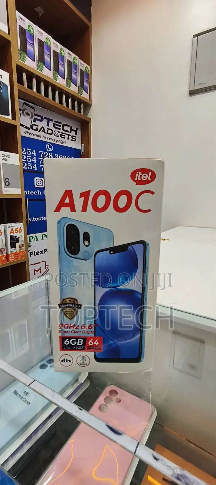 New Itel A100C 64 GB Gold