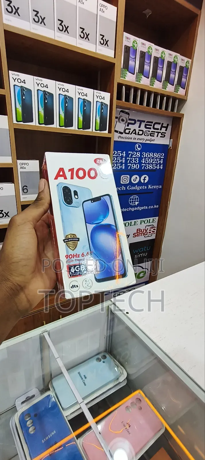 New Itel A100C 64 GB Gold