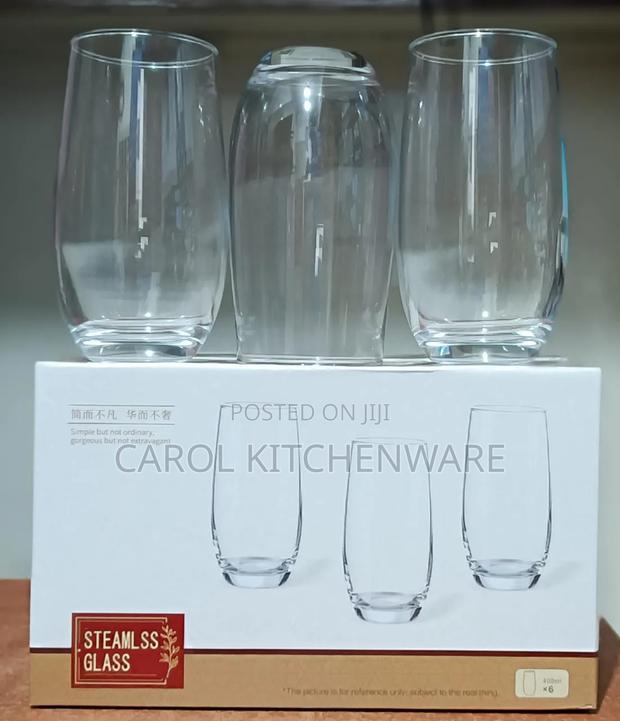 6 Pc Stemless Glasses - main view