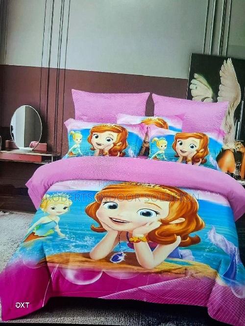 Magical Disney Princess Binded Cartoon Duvet Set