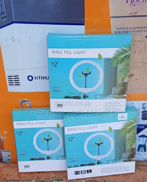 Professional 12" Led Ring Light Kit With Phone Holder