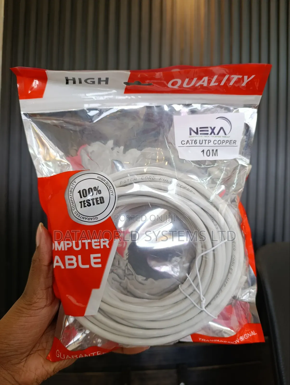 Nexa Cat 6 Utp Copper Computer Cable 10m