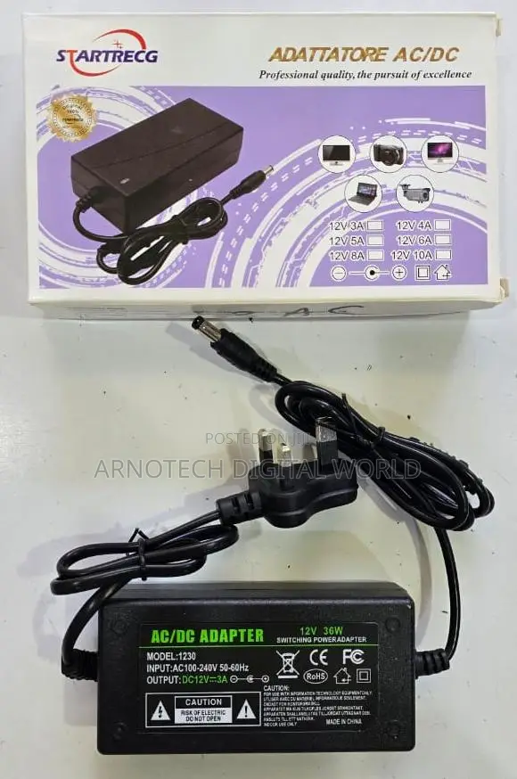12v/4a Ac-Dc Universal Power Adapter