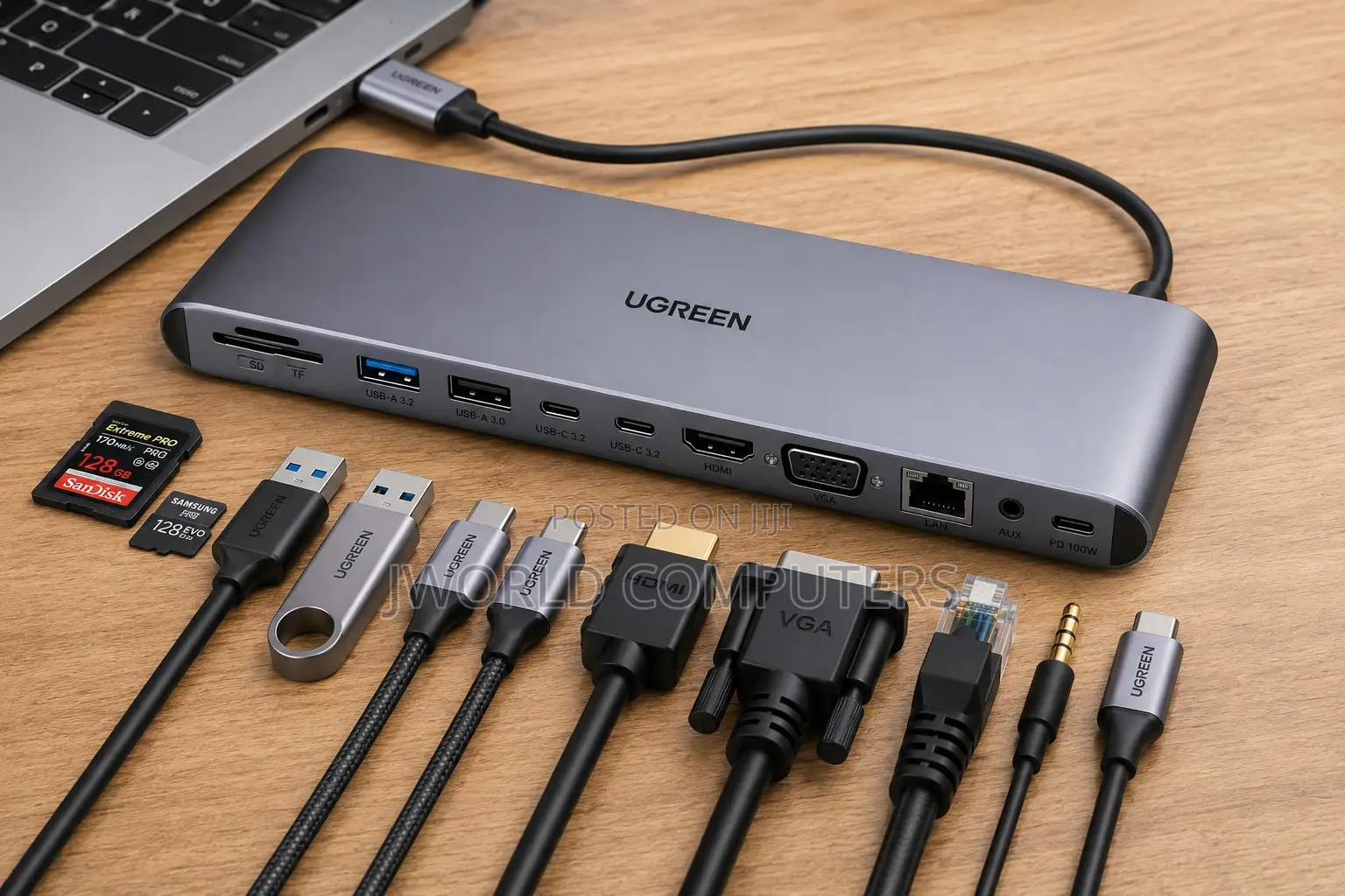 Ugreen 11-in-1 Usb-C Multifunction Adapter - Cm639usb-C to Usb-A
