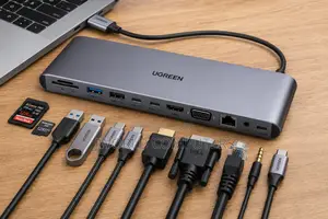 "Ugreen 11-in-1 Usb-C Multifunction Adapter - Cm639usb-C to Usb-A