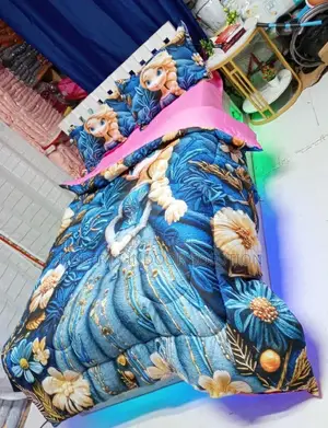 Enchanted Frozen Elsa Anna Binded Kids Duvet