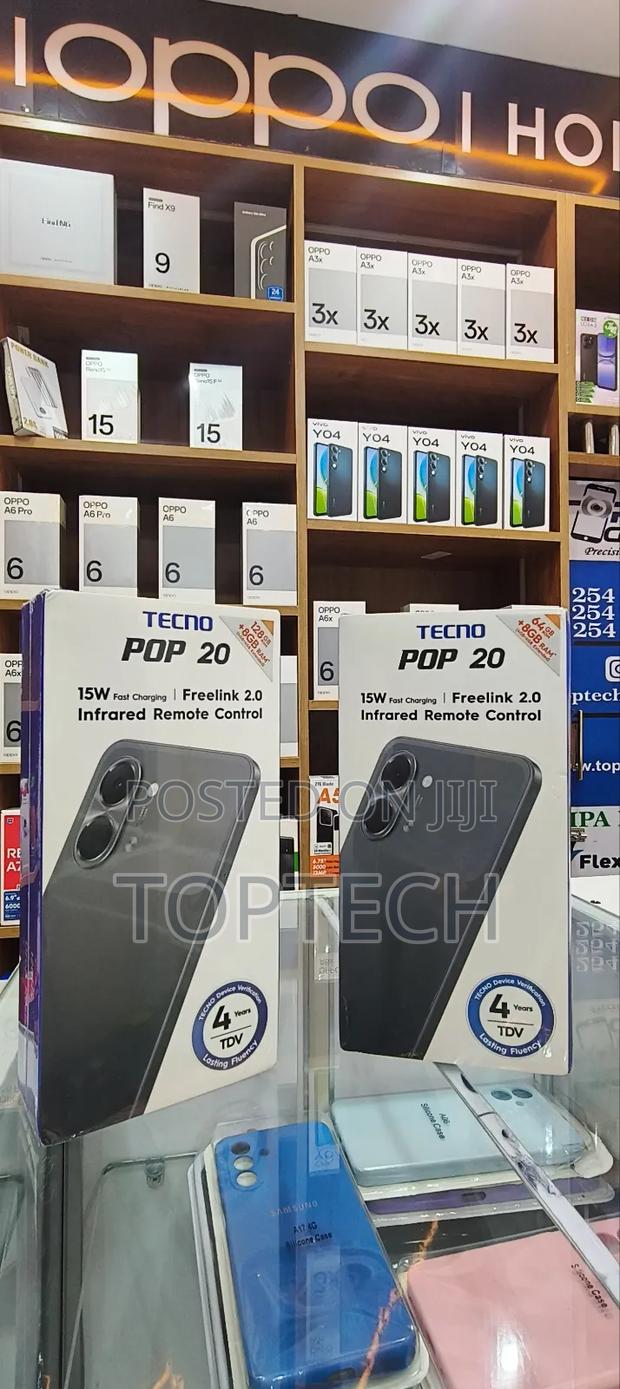 New Tecno Pop 20 128 GB Gray