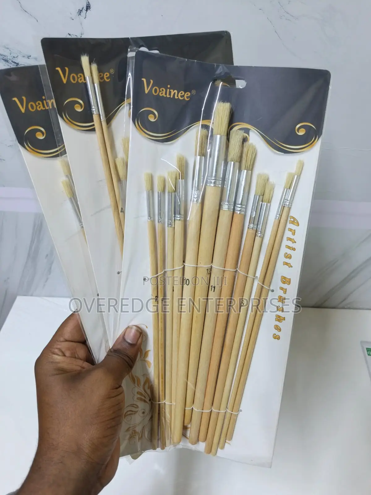 High Quality Wood Art Brushes