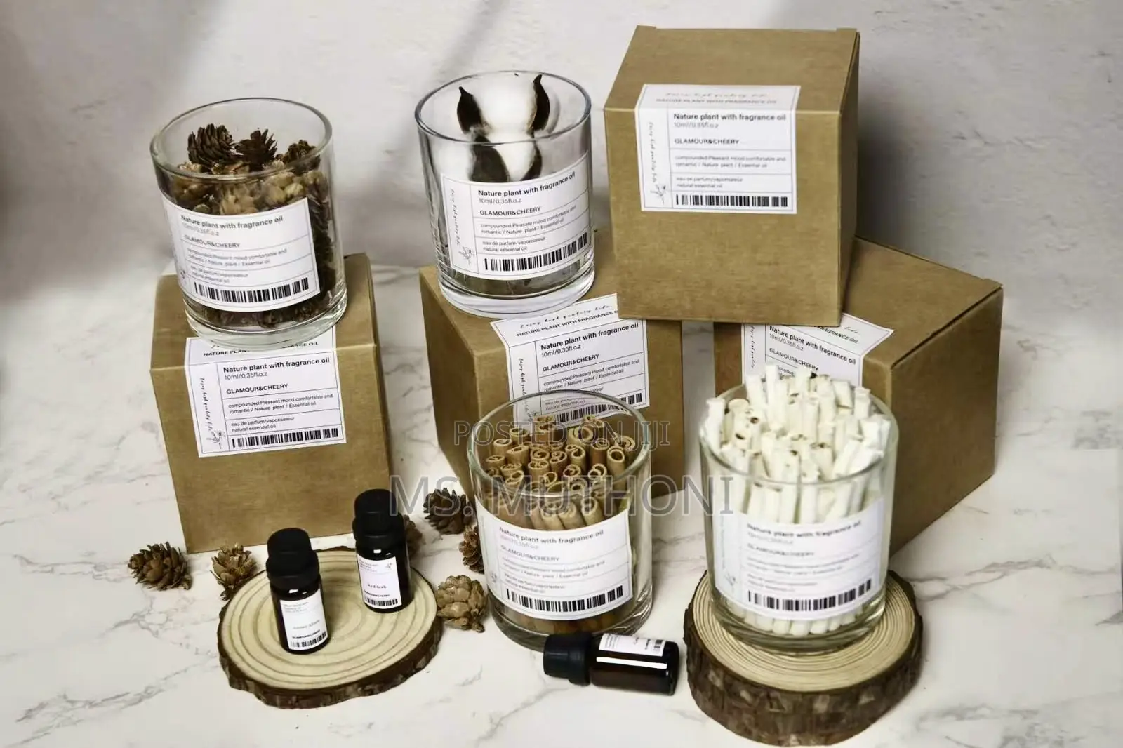 Glamour Cheery Nature Plant Fragrance Oil Sets