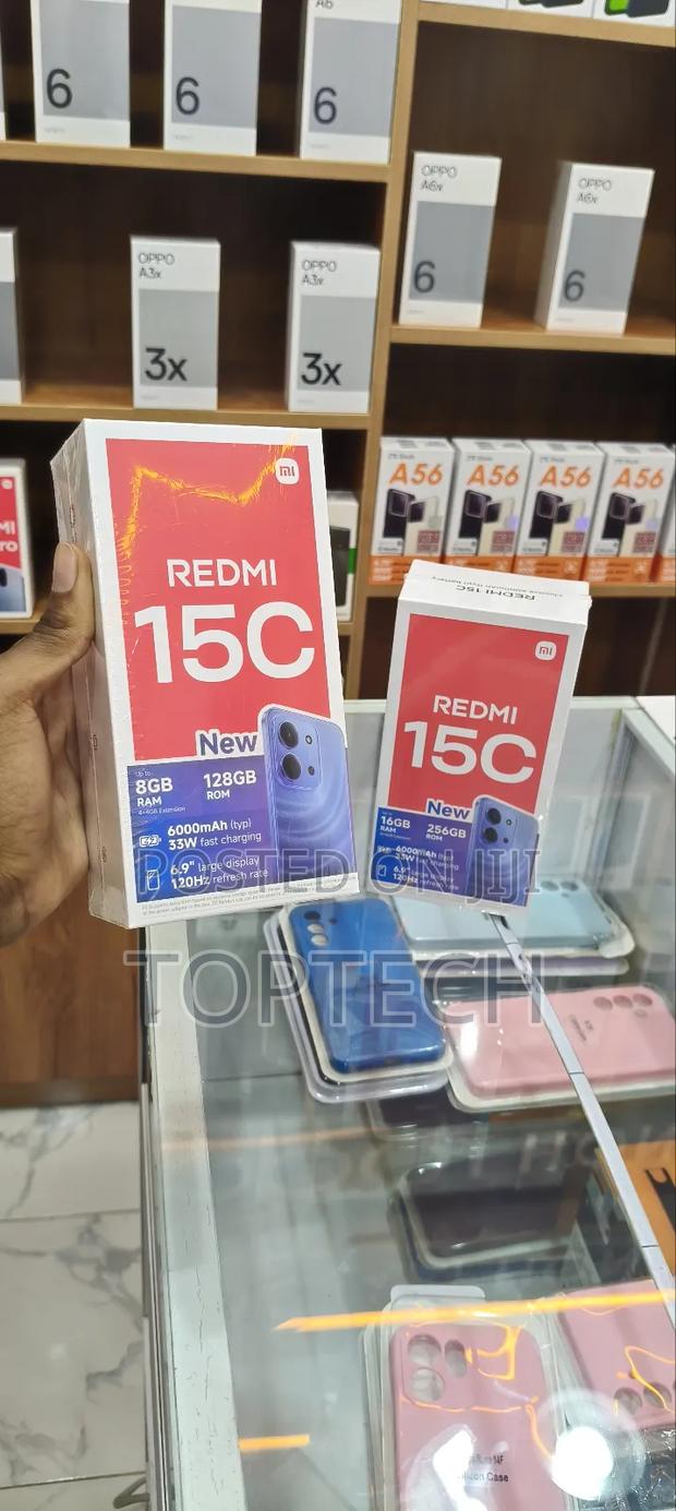 New Xiaomi Redmi 15C 4G 128 GB Black