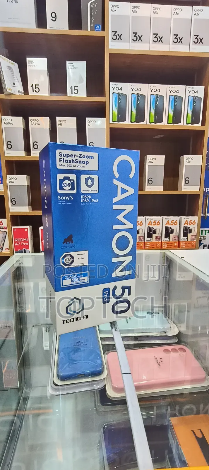 New Tecno Camon 50 Pro 256 GB Black