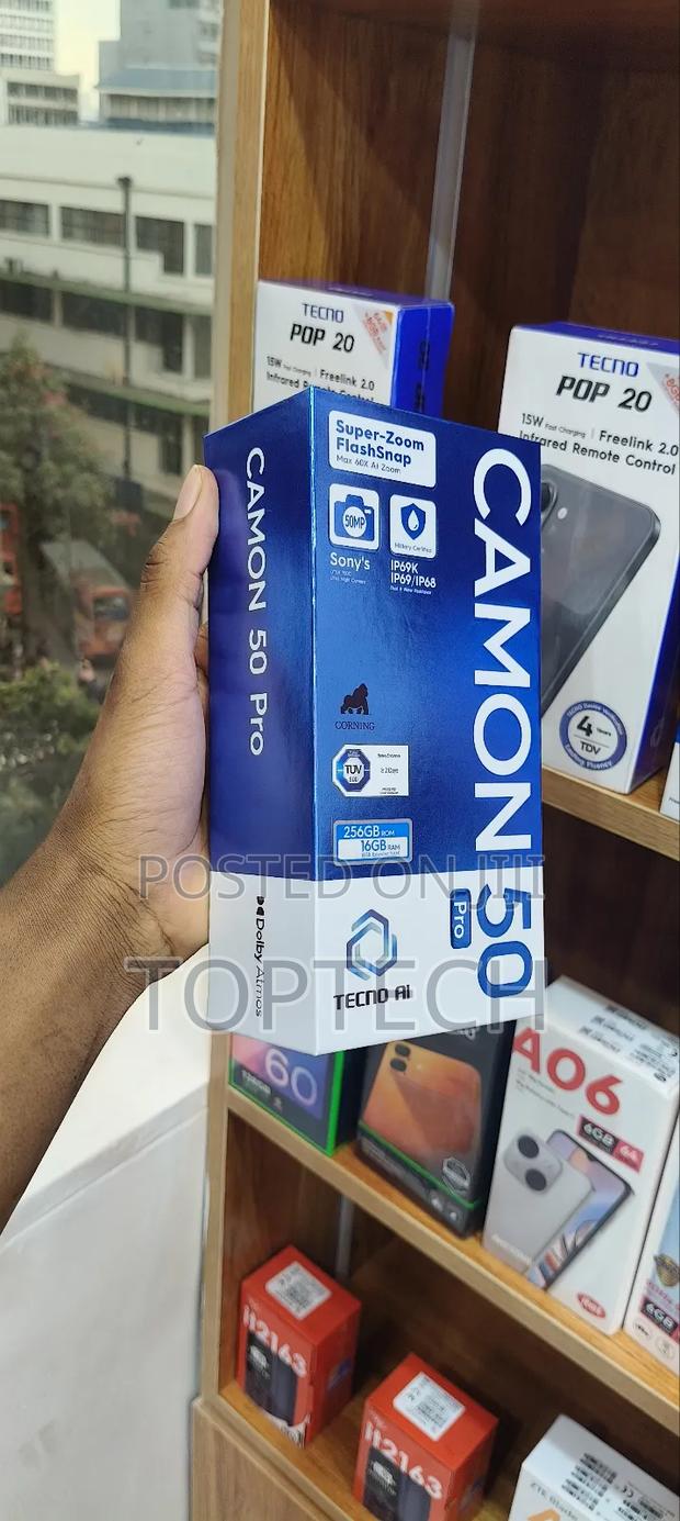 New Tecno Camon 50 Pro 256 GB Black - thumbnail 2