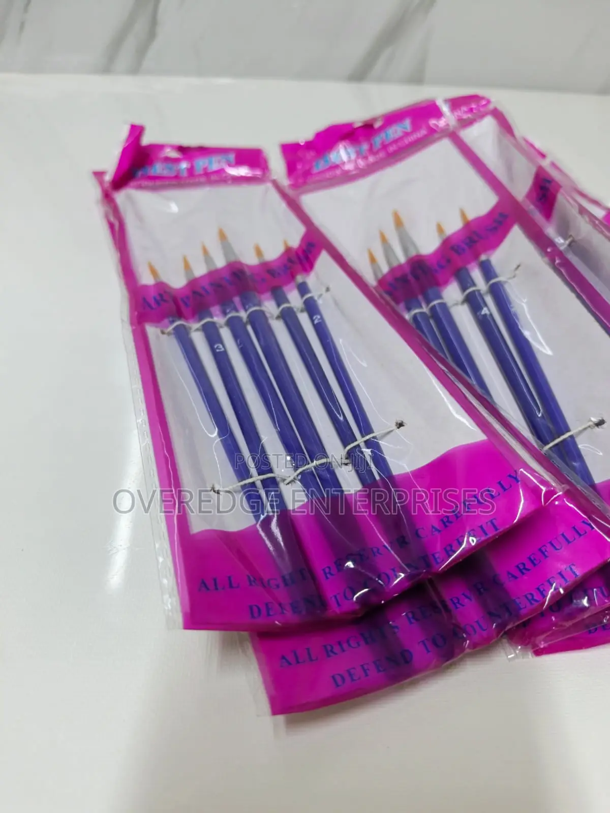 Blue Painting Brushes