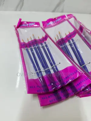 Blue Painting Brushes