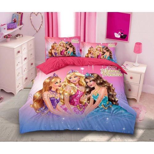 Soft Cotton Cartoon Duvet With Matching Bedsheet