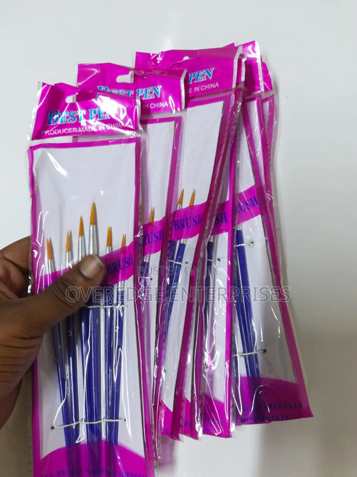 Flat-Tipped Tiny Brushes
