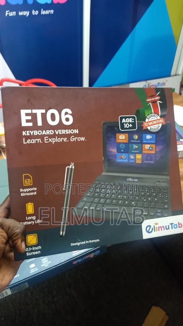 Elimutab Et06 With Keyboard Educational Tablet for Kids