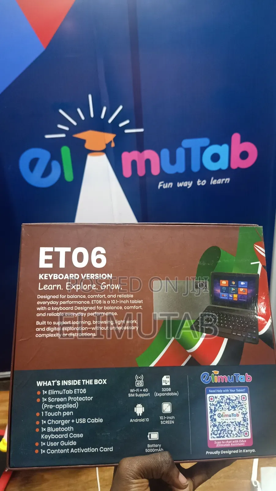 Elimutab Et06 With Keyboard Educational Tablet for Kids