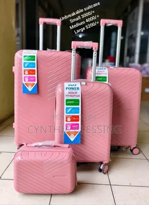 Medium Fabric Suitcase