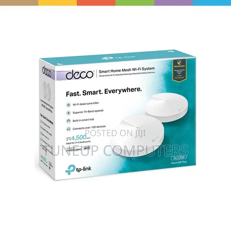 Tp-Link Deco M5 (3 Pack) Ac1300 Whole Home Mesh Wi-Fi System
