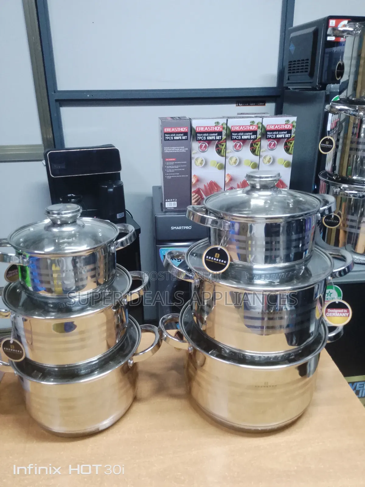 12 PCS Edenberg Cookware Set