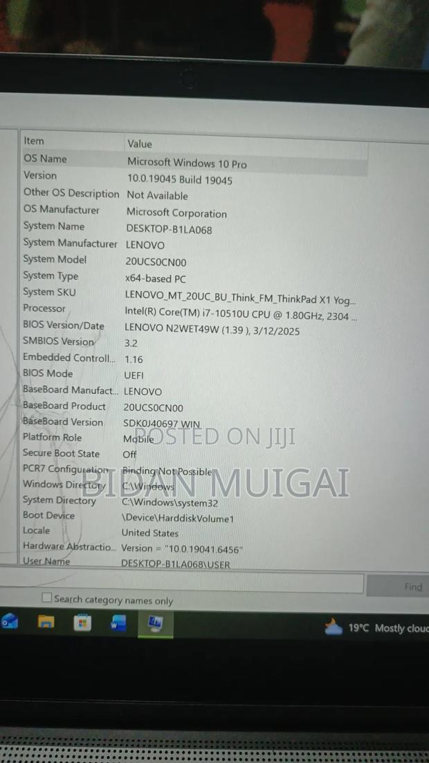 Laptop Lenovo ThinkPad X1 Yoga 16GB Intel Core i7 SSD 512GB - thumbnail 4