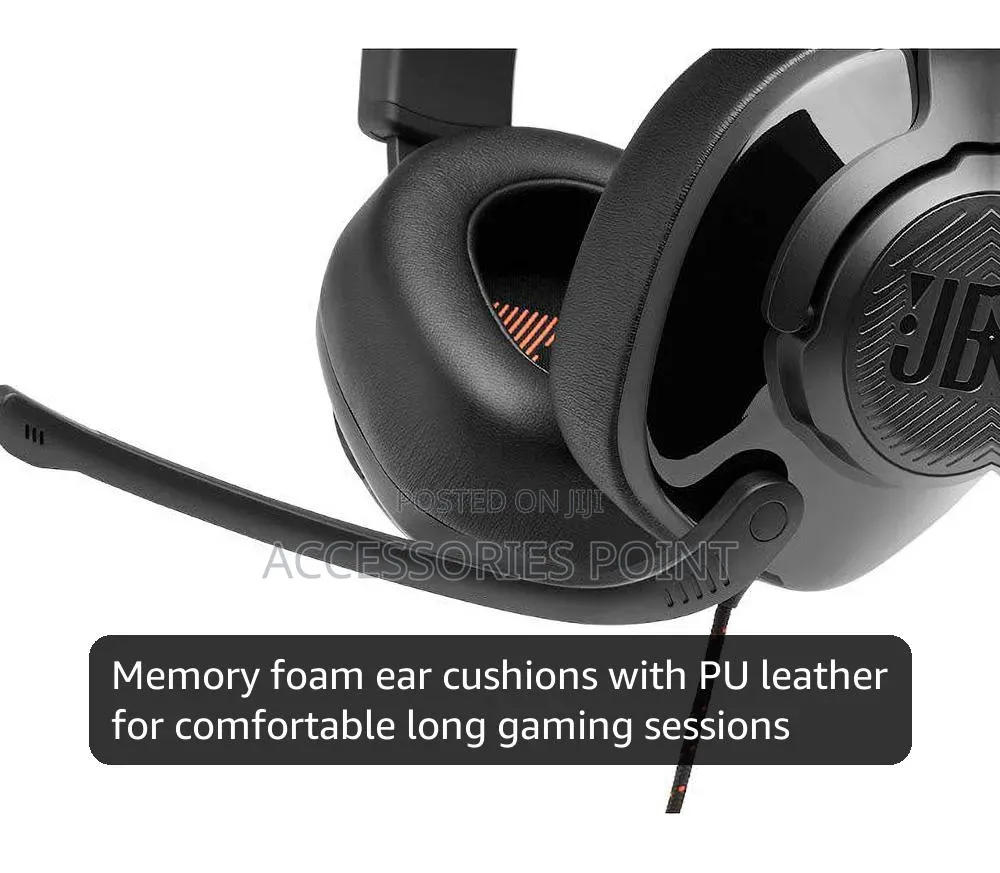Jbl Quantum 300 Wired Over-ear Gaming Headphones With Jbl Qe Software