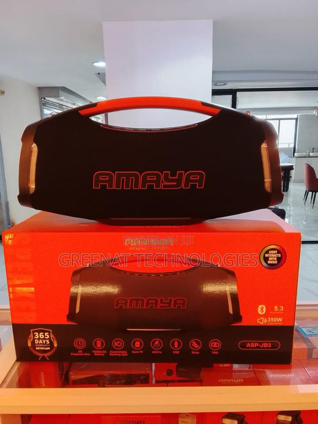 Amaya Asp-Jb3 Boombox3 Portable Bluetooth Speaker - thumbnail 2