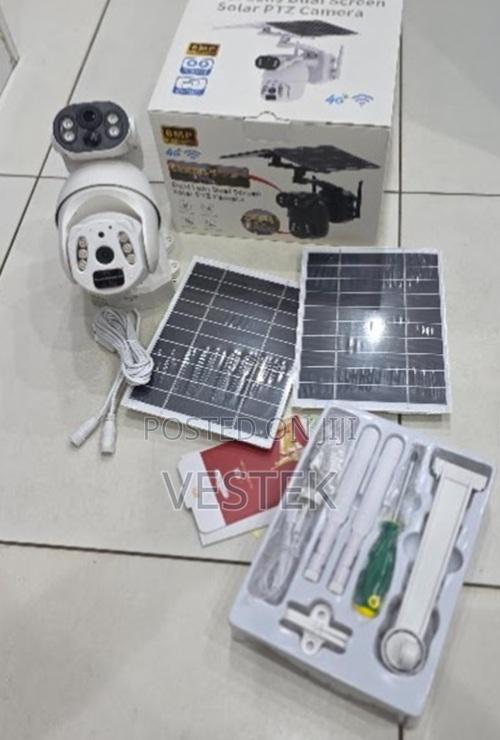 Dual Lens 6mp 4g Solar Powered CCTV Camera With PTZ Ubox App Support - main view