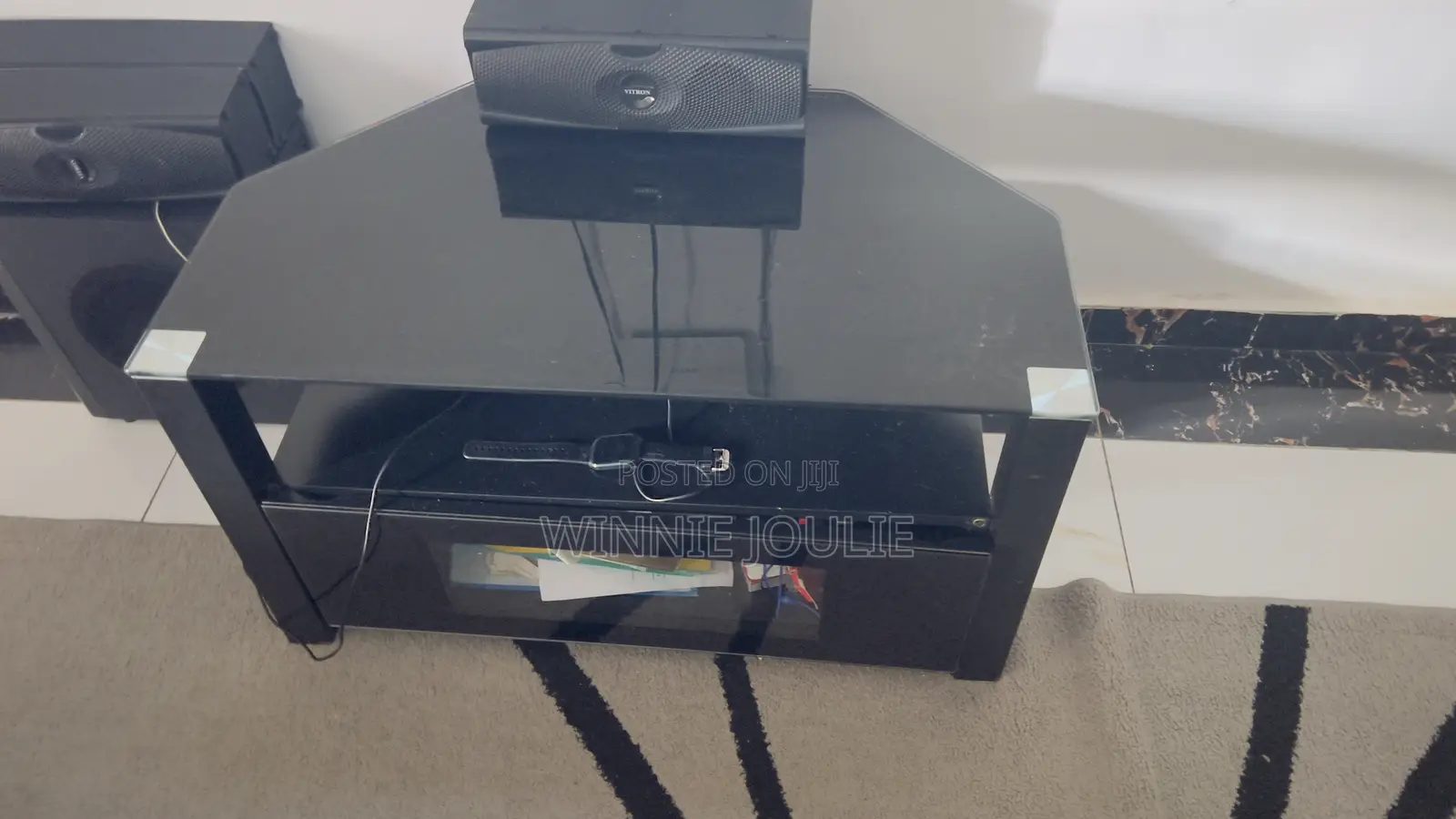Executive Glass Tv Stand