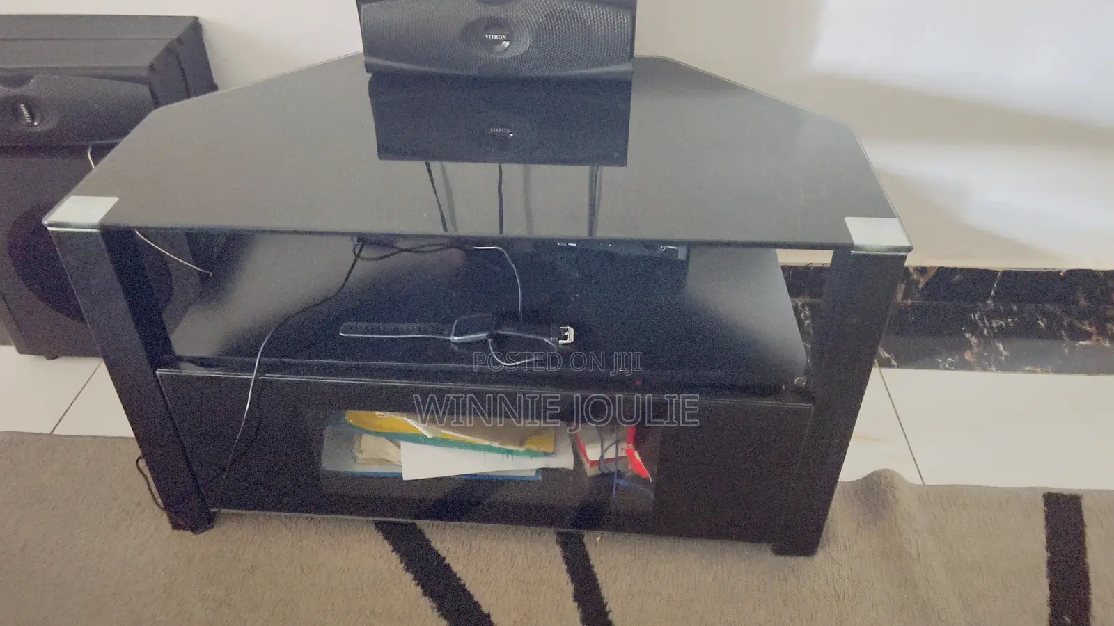 Executive Glass Tv Stand
