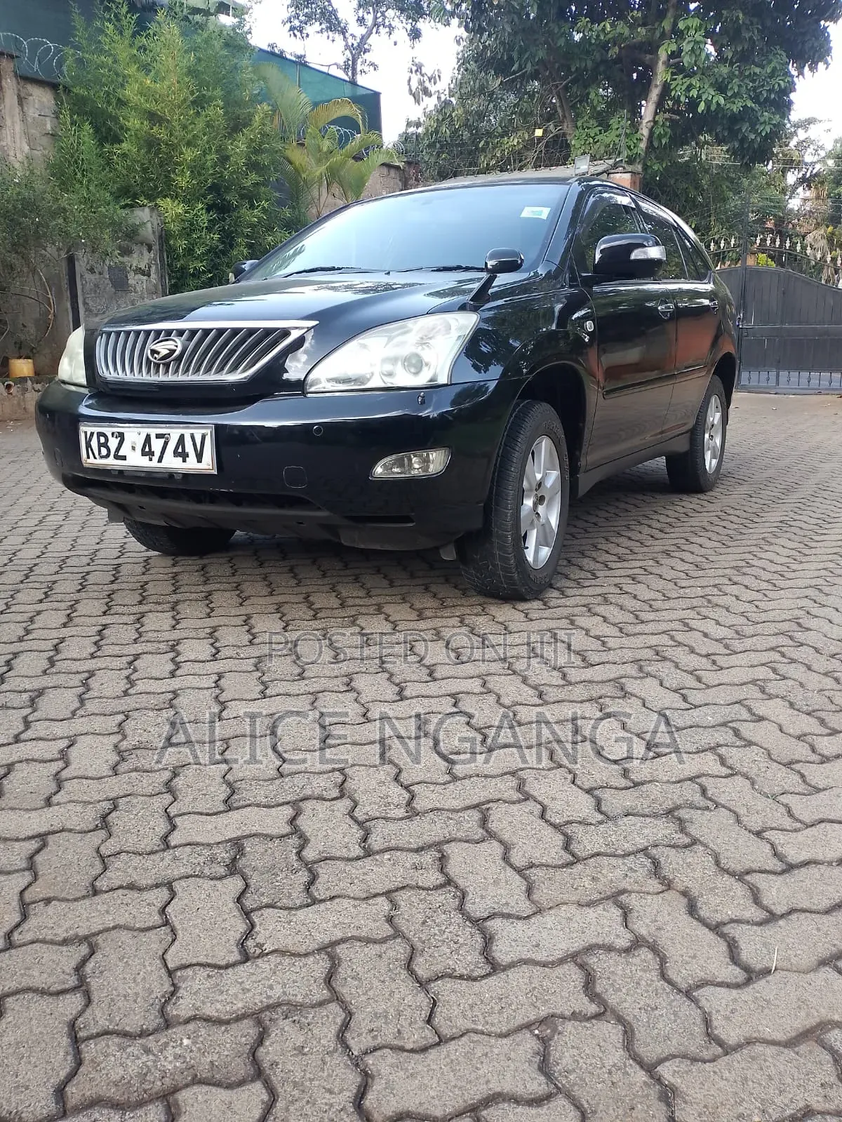 Toyota Harrier 2008 Black