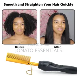 Electric Hot Hair Comb, Hair Straightener, Hot Iron