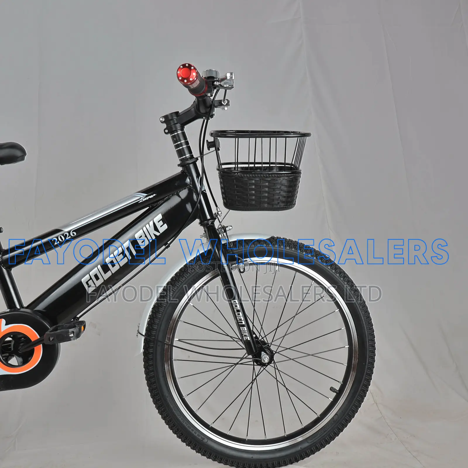 Golden Bike 20" Kids Bicycle With Basket Training Wheels
