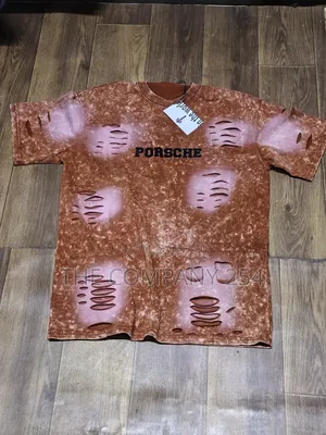 Quality Cotton Designer Acid Wash Rugged T Shirts