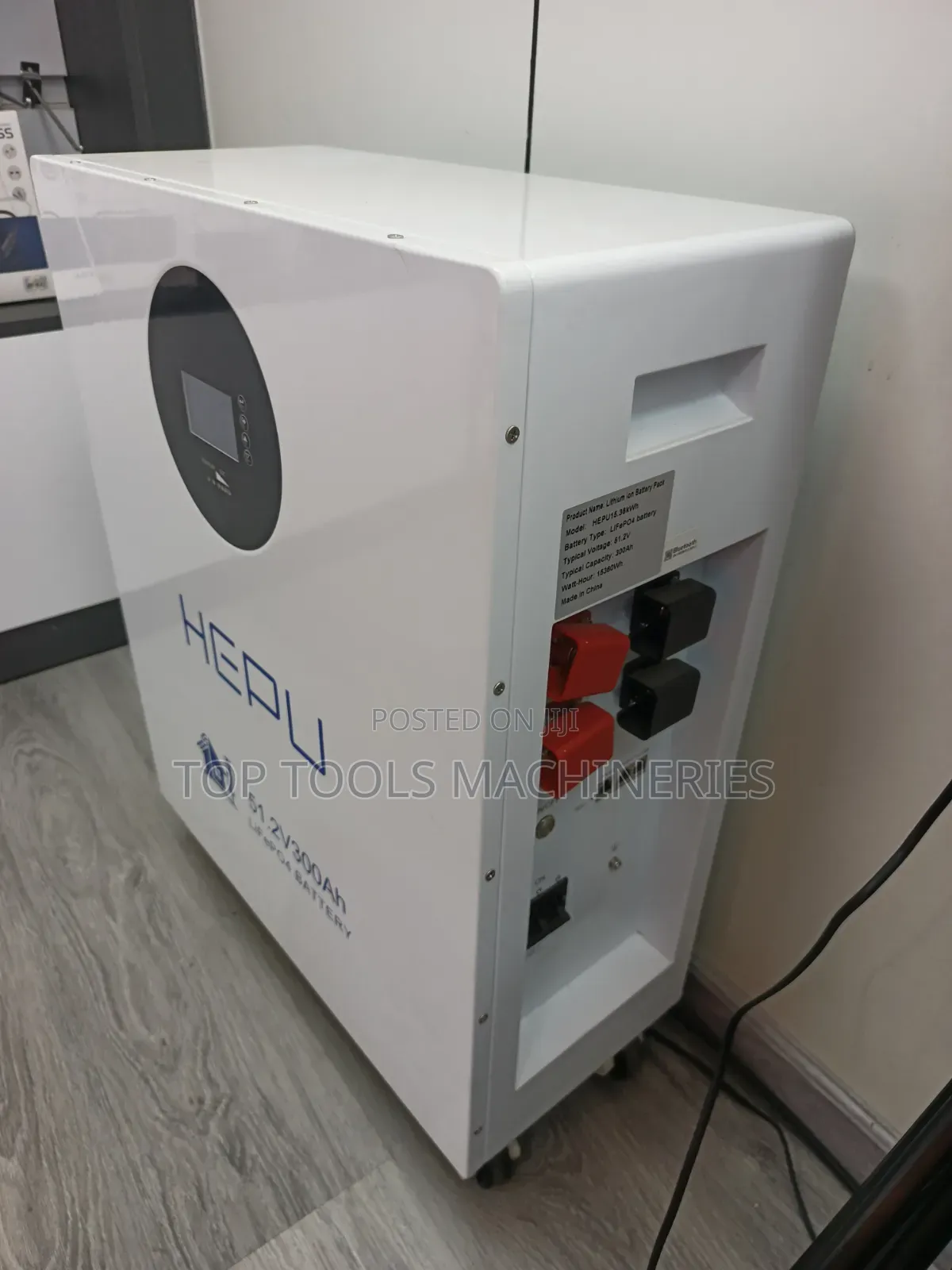 Hepu 15kw 51.2v Lithium Battery 300ah