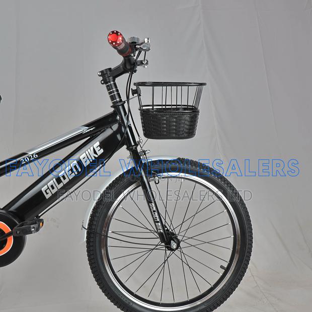 Golden Bike 20" Bike With Bell, Basket Mudguards - main view
