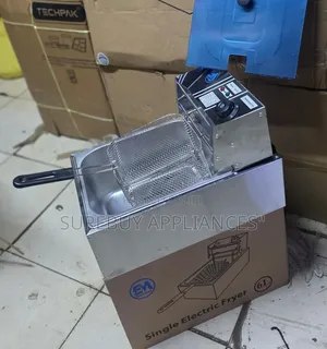 Electromate 6l Single Tank Deep Fryer – Stainless Steel