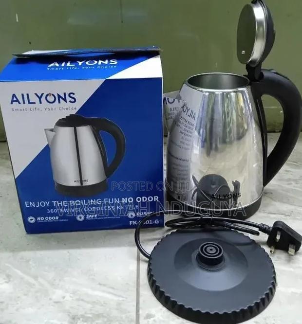 Ailyons 2ltr Electric Steel Kettle