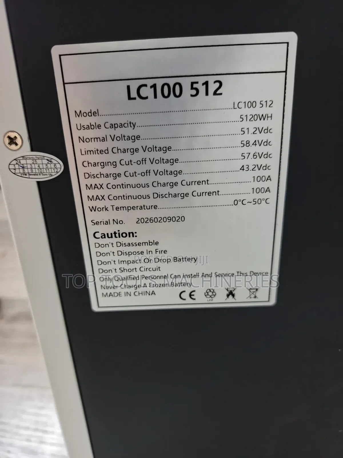 Solar Nyumbani 5kw 51.2v Lithium Battery 100ah