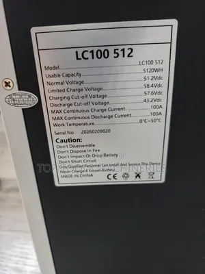Solar Nyumbani 5kw 51.2v Lithium Battery 100ah